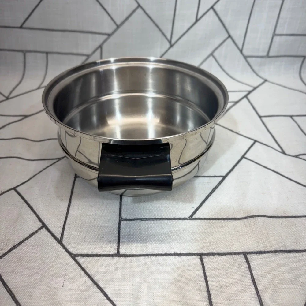 Saladmaster Double Boiler Insert 8 Inch Silver Stainless Steel Cookware